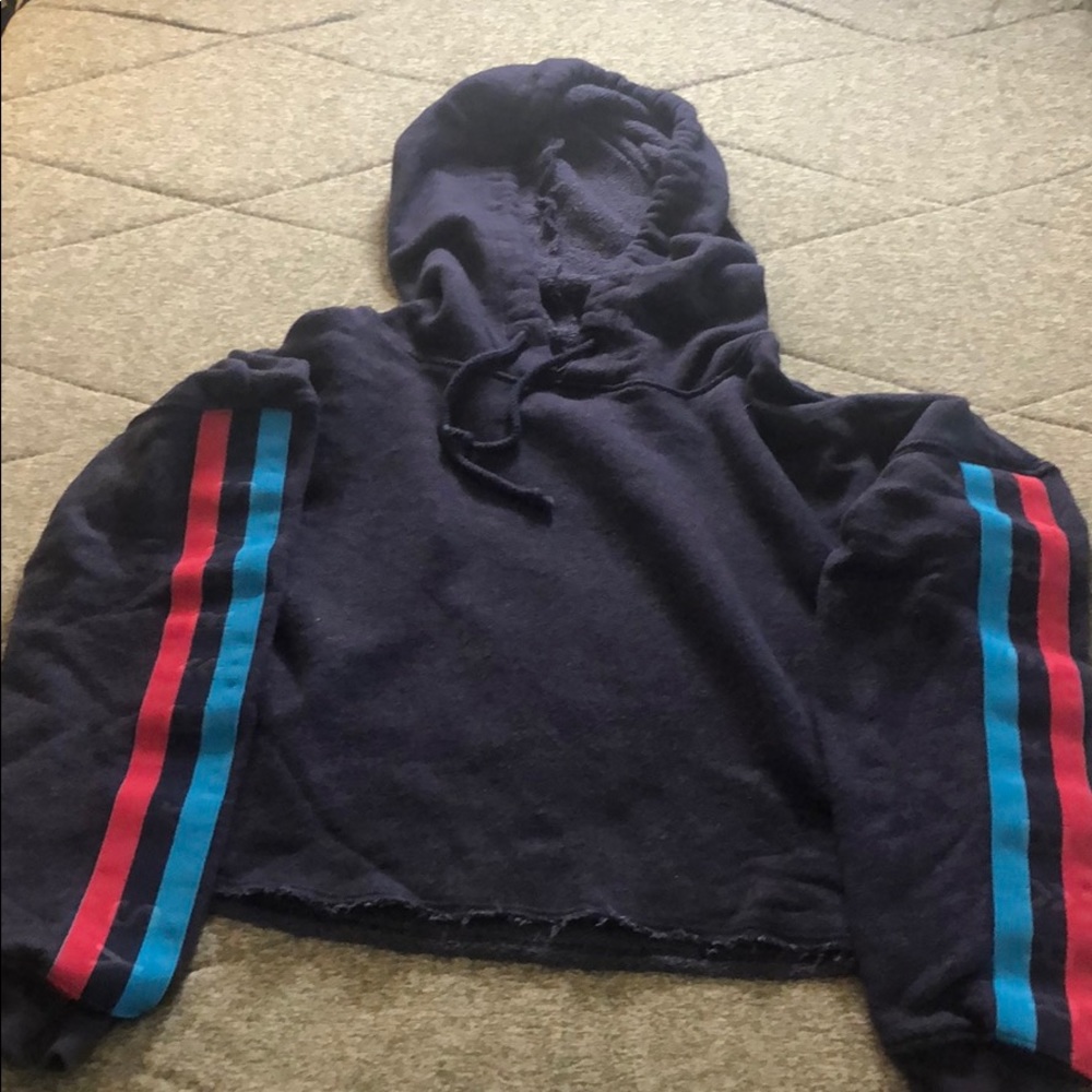 Barry’s pullover sweatshirt.